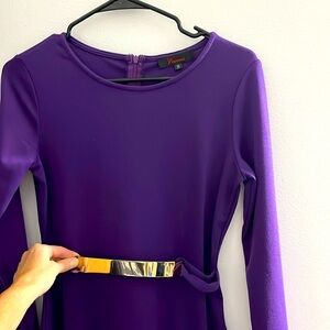 Dark Purple long sleeve dress Medium